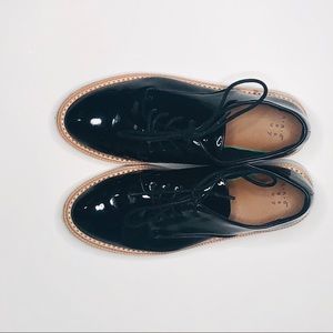 Patent Leather Oxford Sneakers